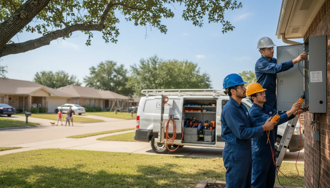 Certified electrician providing emergency electrical services in Forest Junction, WI